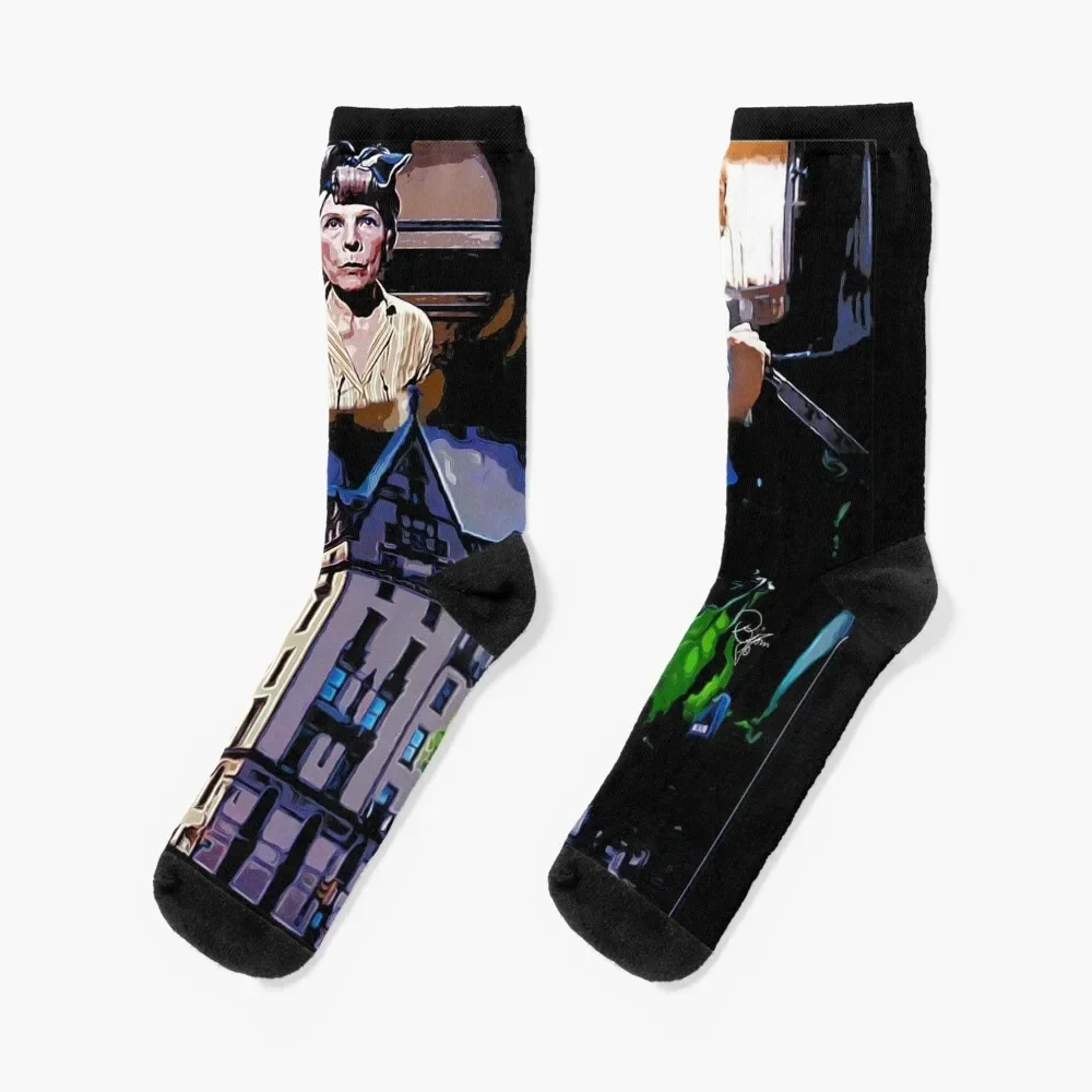 

MEANWHILE AT ROSEMARYS Socks christmas gift Run men cotton high quality Socks For Girls Men's