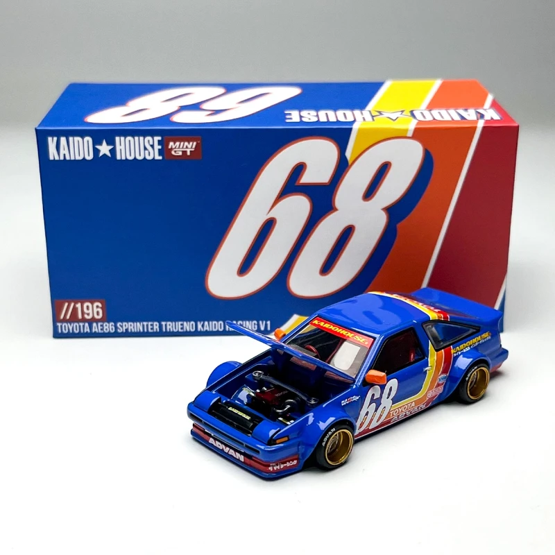 In stock 1: 64 new KaidoHouse #196 AE86 alloy die-cast static car model, limited edition, gift, high-end decorative item