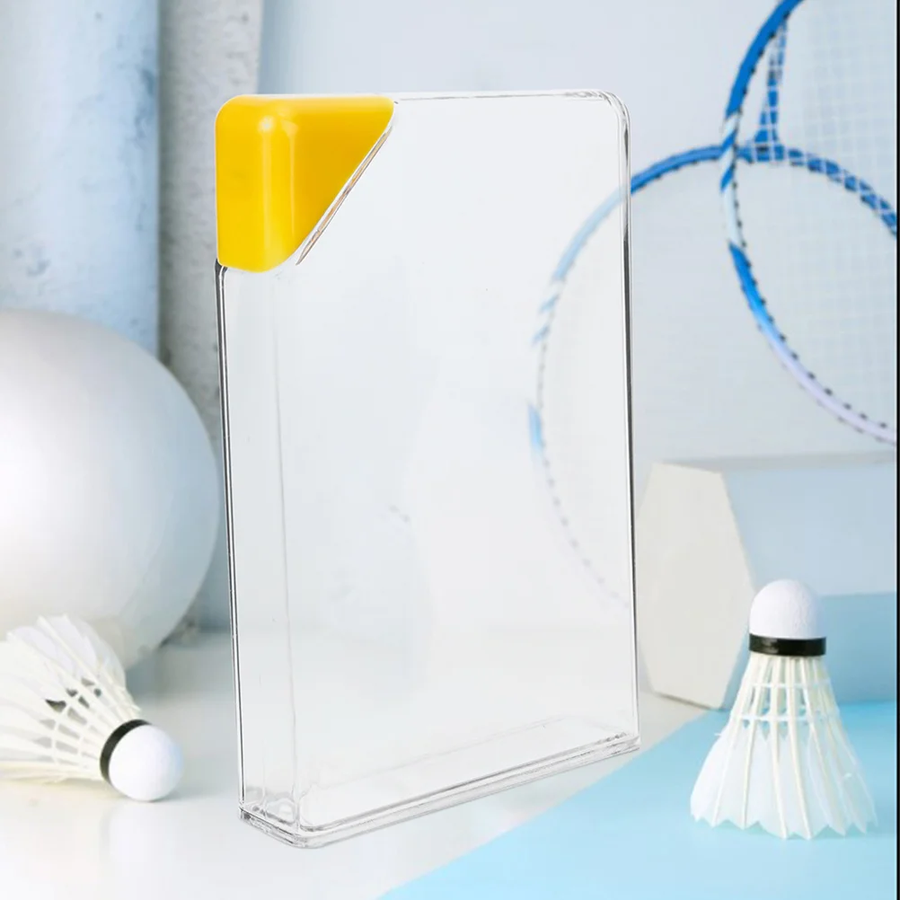 

2Pcs Slim Plastic Travel Water Bottle Flat Portable Flask Unique Triangle Cap Leak Proof Outdoor Purse Camping Bottle