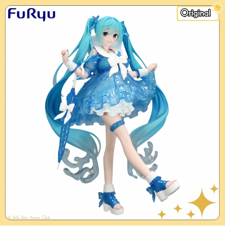 【prevendita】collezione-di-modelli-di-personaggi-anime-originali-furyu-trio-try-it-piapro-hatsune-miku-dance-in-the-rain