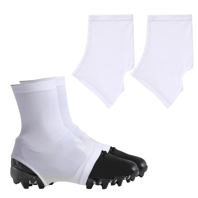 

2 Pair Spats Football Cleat Cover Youth Cleat Covers Biking Cleat Cover Cleat Sleeves for Football Soccer Youth Adult