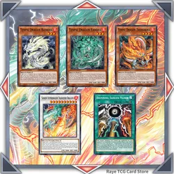 70 PCS Tenpai Dragon Yugioh Card Game Deck Easy Play Not Original Master Duel DIY Deck MD Zhongdora Baidora