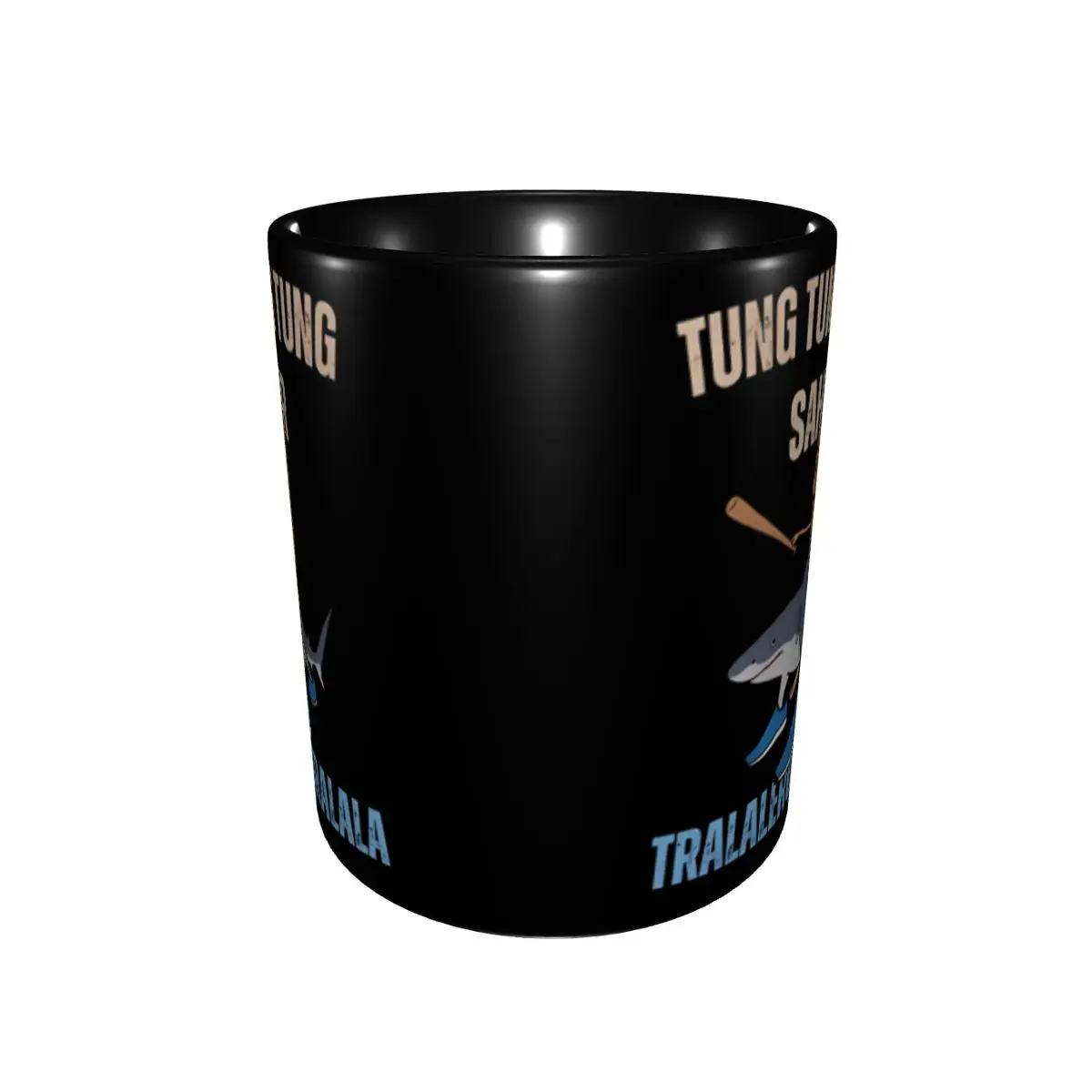 Kawaii Italian Brainrot Meme Tung Tung Sahur Tea Cup Party tralaleru tralaleru Mugs