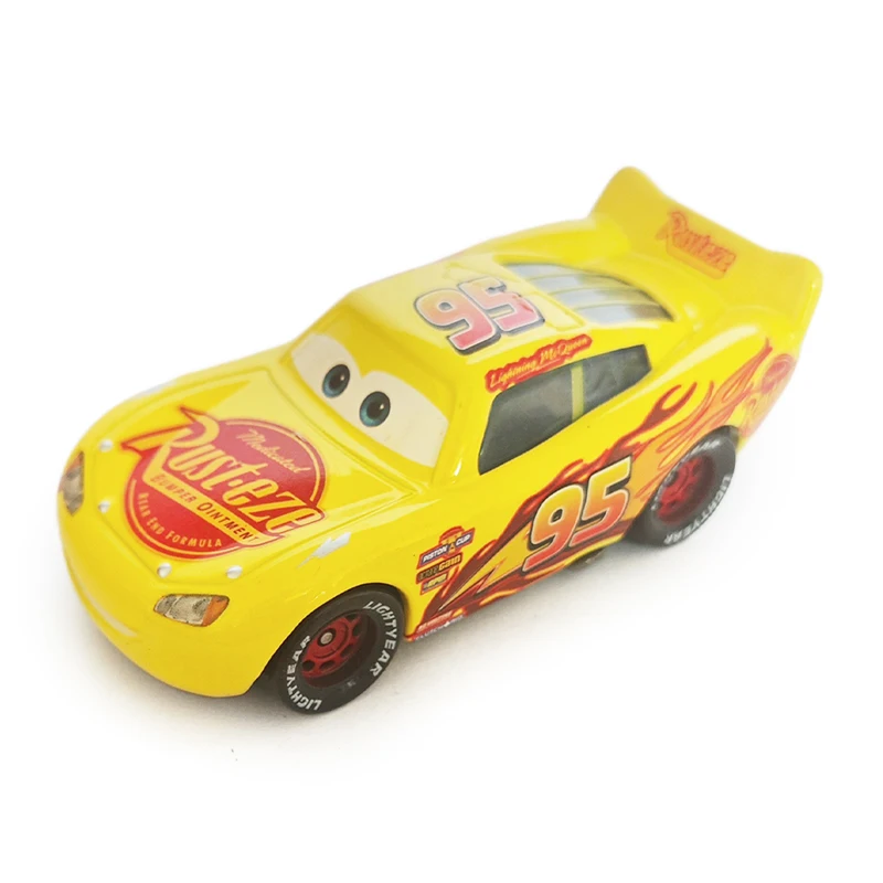 Car Disney Pixar Car Police Lightning McQueen Metal Die-cast Toy Car 1:55 Bulk New Car3 Christmas Birthday Gift Toy