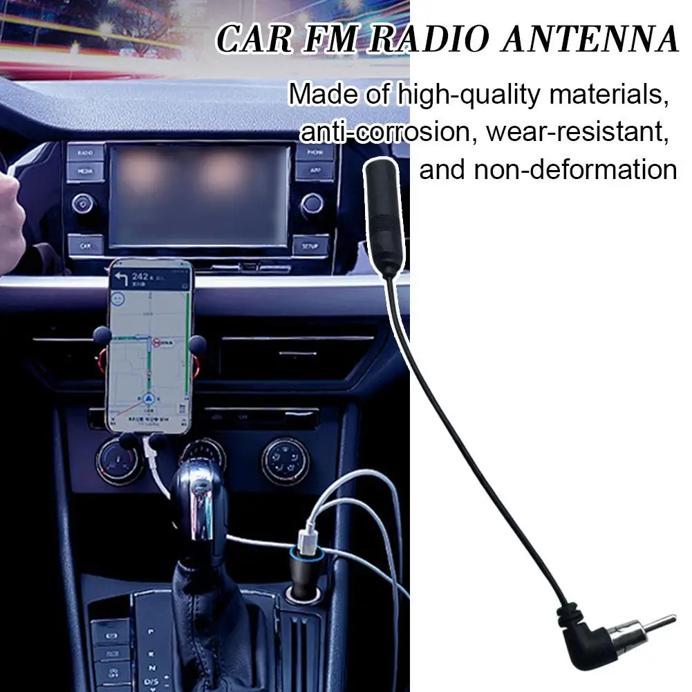 1pcs Adapter Car Stereo Audio Radio Antenna Adapter Audio Adapter Extension Aerial Antenna Radio Accessories Stereo Car Car J9l7