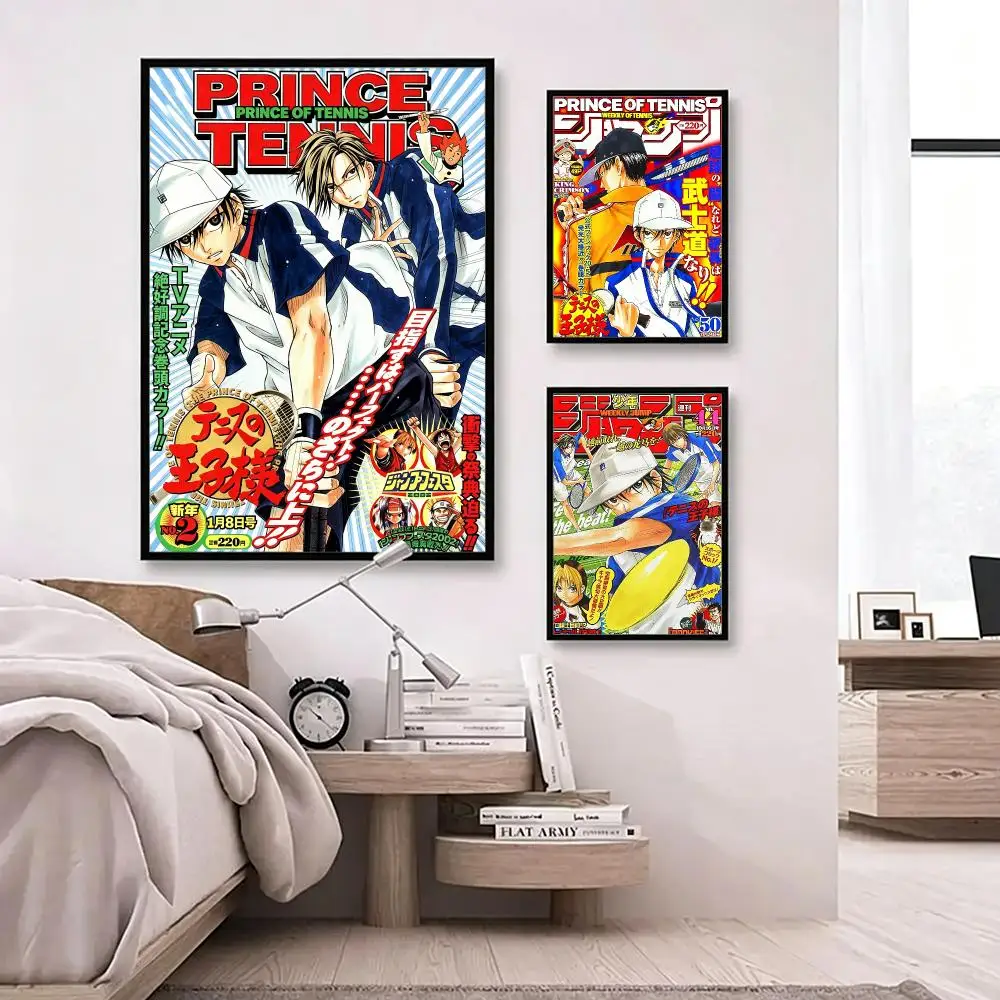 anime The Prince of Tennis Poster Poster HD Waterproof Self-adhesive Art Print Wall Decor for Bedroom Living Room Gift