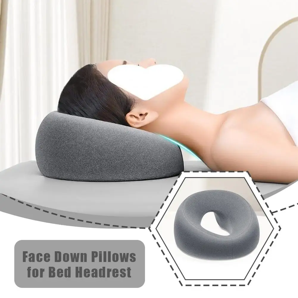 

Massage Face Rest Pillow for Beauty Salon Ergonomics Lying Down Pillow Memory Foam Breathable Head Rest Support Pillow