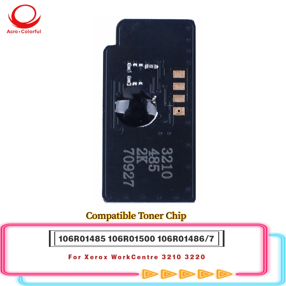 

106R01485 106R01500 106R01486 Совместимый чип тонера для Xerox WorkCentre3210 Копировальный аппарат 3220 Чип картриджа для лазерного принтера