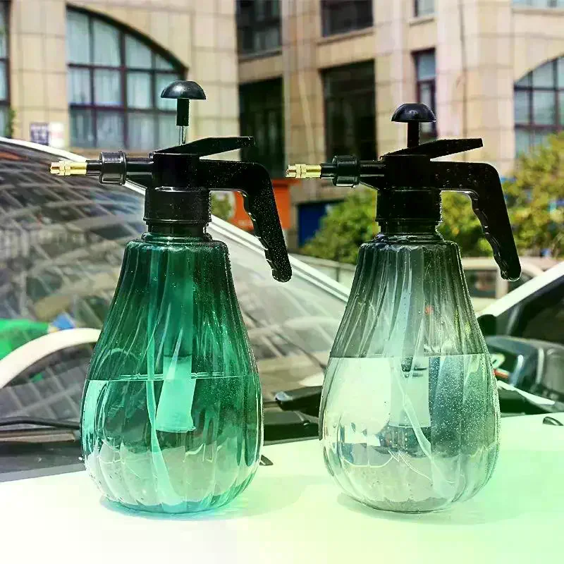 1Pcs Pressurized Spray Bottle 1500ML Car Washing Pressure Spray Pot Auto Clean Pump Sprayer Gardening Tools