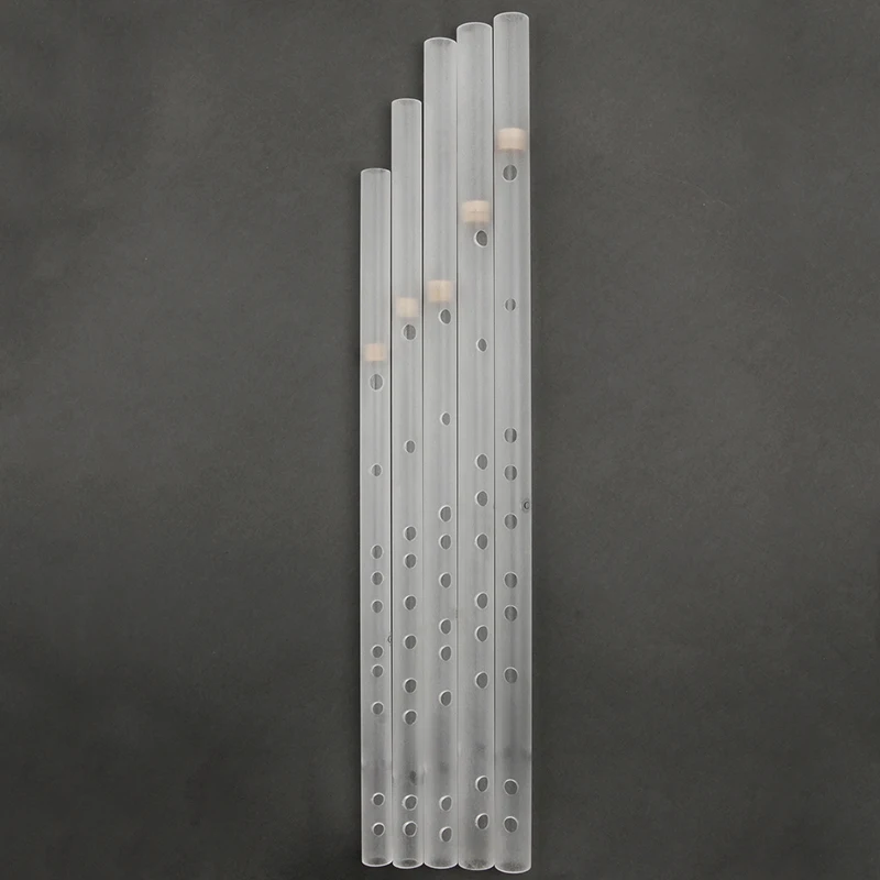 Transparent Acrylic Flute for ABS Instrument, 6 Holes, Musical Instrument, High Quality, DIZI Flute