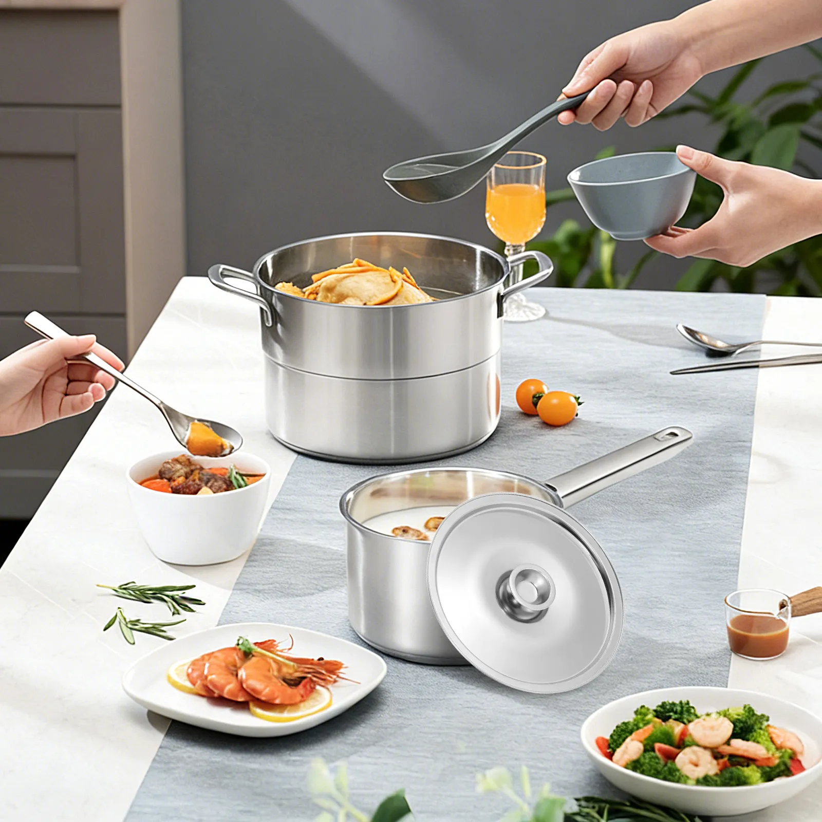 Kitchen Gadgets To Have - 1 stuk 16 cm roestvrijstalen kruidenpandeksel,