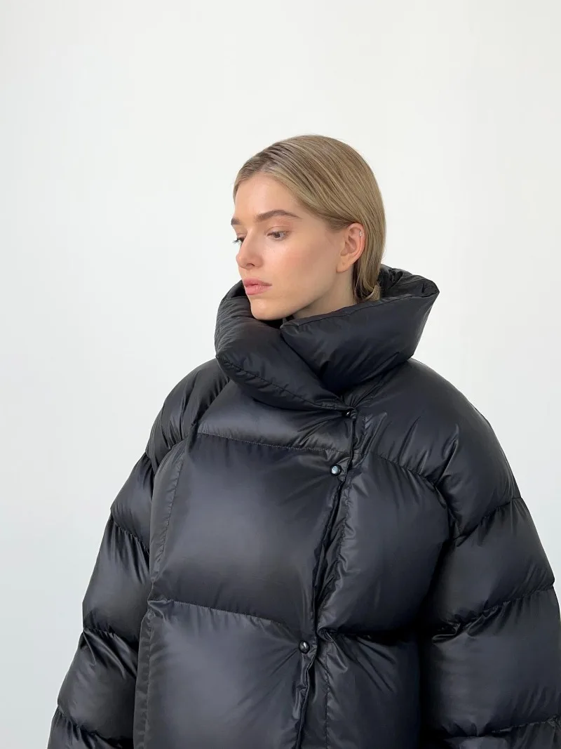 Padded Clothes Parkas Winter Women's Bread Clothes Padded Jackets Coats Trendy Street Short Hooded Padded Jackets Parkas Outwear