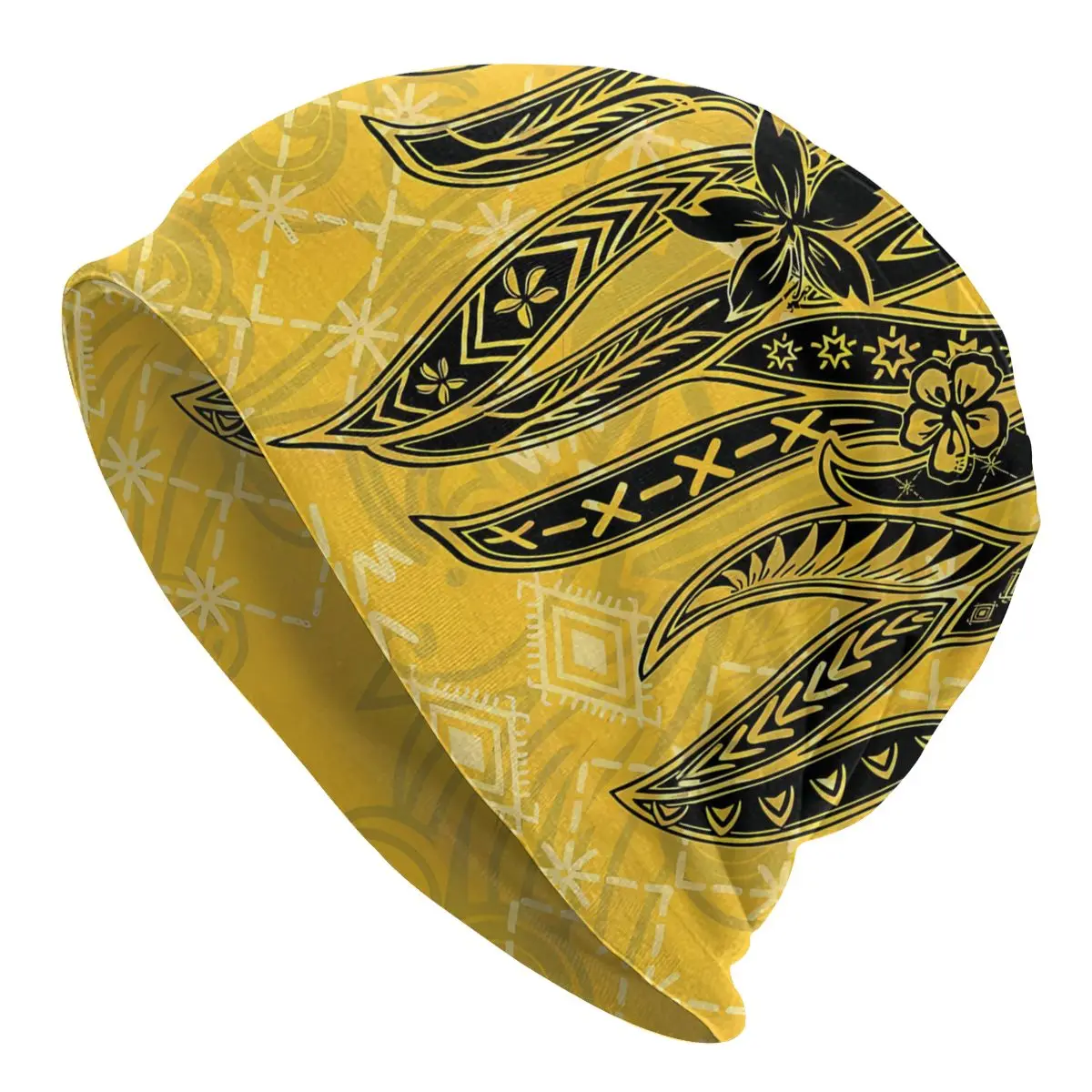 Samoan-Bonnets Skullies Minces pour Hommes et Femmes, Casquette Design Golden Malu, Chapeau de dehors, Bonnet