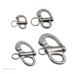 35/52/69/96mm Stainless Steel Quick Release Boats Chain Shackle Hook