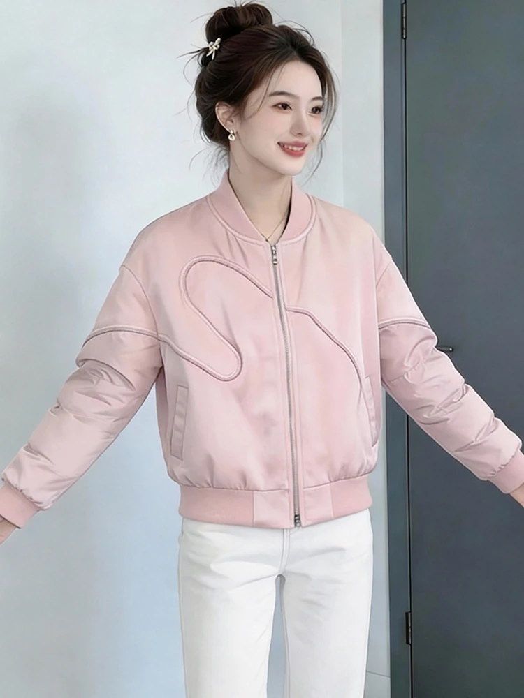 

Slimming round Ne ort Jaet Spring 2026 New Sle Women's Faionable Outerwear Cact Size eat Look Commute Sle