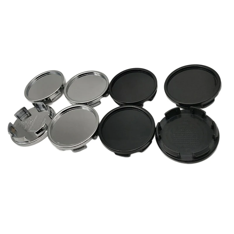 4Pcs/lot 58MM ABS Blank Wheel Center Cap Hub Cover Car Wheel Tire Rims Center Hub Caps Car Styling Accessories