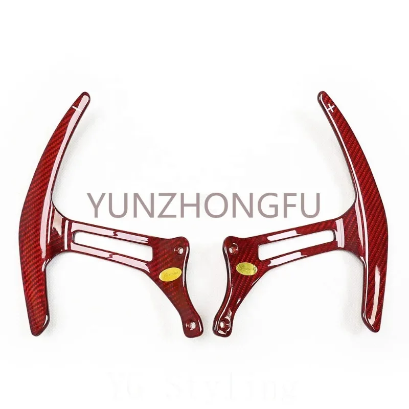 

RED Carbon Fiber Paddle Shifters for Ferrari 458 Add on Type