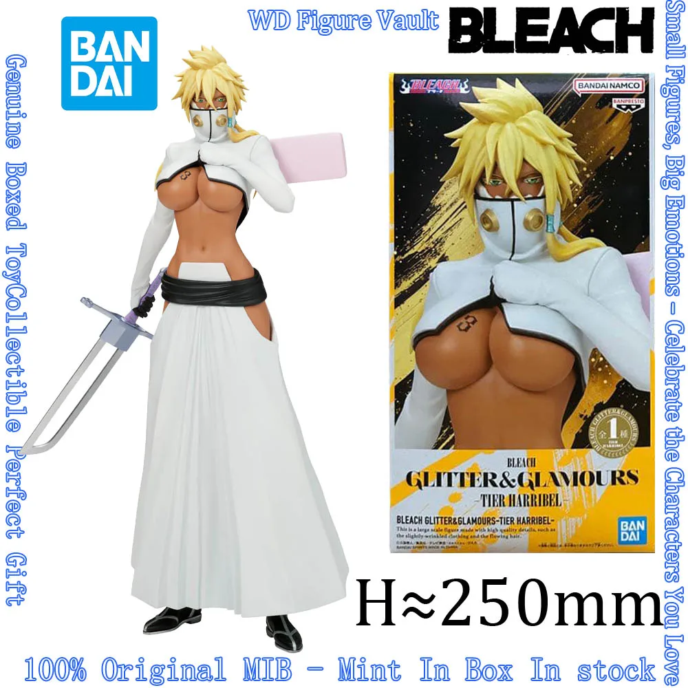 

Фигурка Banpresto BLEACH GLITTER GLAMOURS Tier Harribel, поступление в магазины поздно в марте 2026 года, аниме-модель, оригинальная игрушка в коробке, подарок