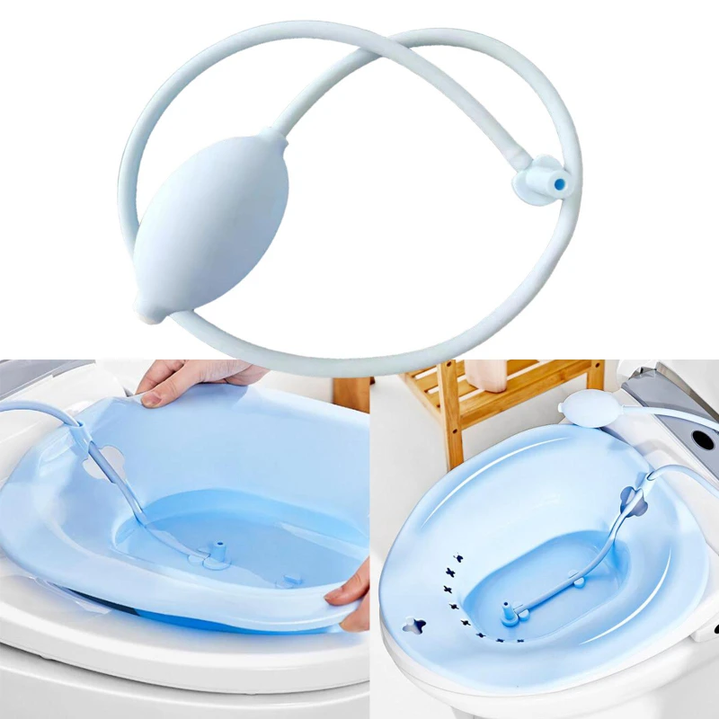 

Sitz Bath Flusher Soaking Easy to Store Portable Hand Sprayer for Wash Basin Bathtub Hemorrhoid Treatment Pregnant Women