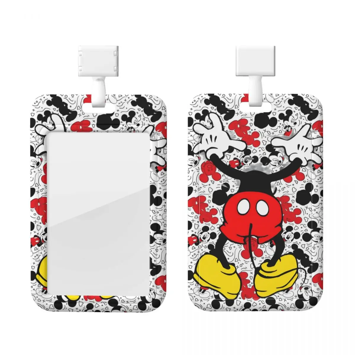 

Custom Mickey Mouse Card Badge Holder Card Holder Neck Strap ID Credential Holder Credit Card Holders Neck Strap Engineers