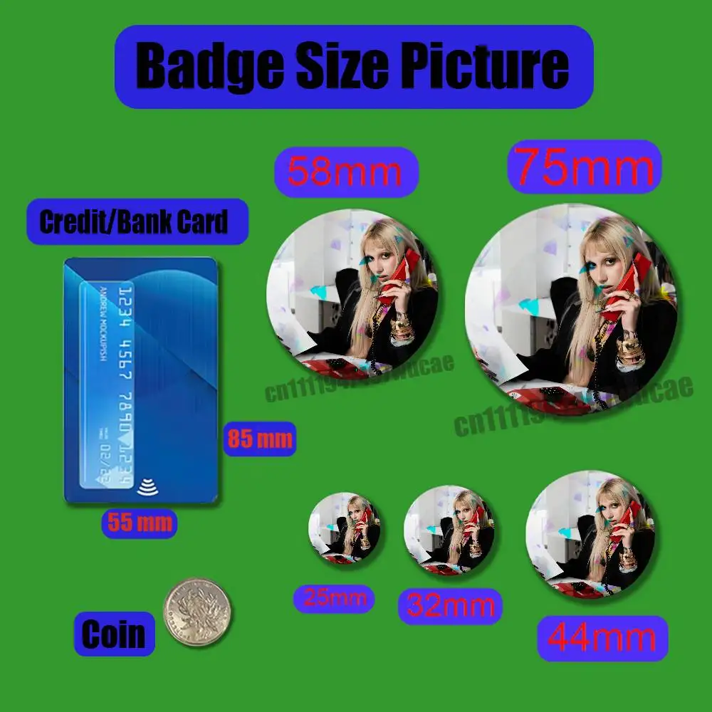 For Metrika JANE DOE IN THE DREAM HOUSE Madre Fundadora Badge Case Custom Pin Insignia Emblem Round Brooch Button Laser Cover