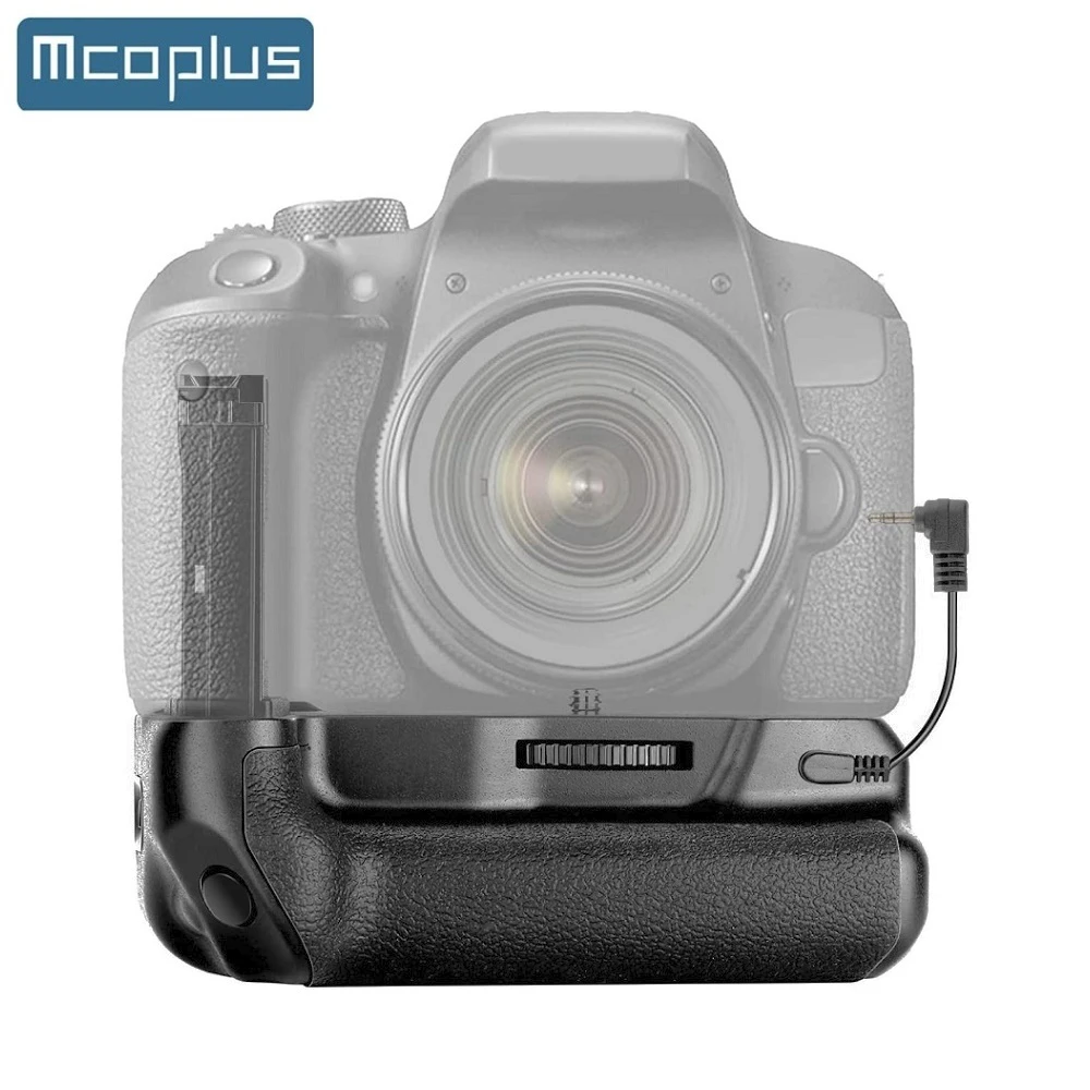 

Mcoplus BG-800D Вертикальный многофункциональный батарейный блок для Canon EOS 800D/ T7i / X9i / 77D / 9000D SLR цифровая камера