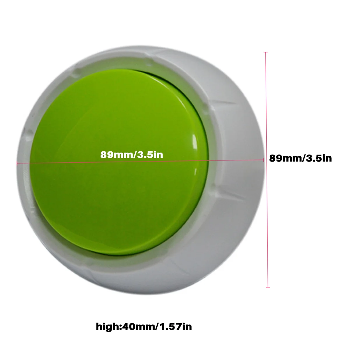 BAAA-Squeeze صندوق الصوت صندوق تشغيل الموسيقى قابل للتسجيل صوت زر الصوت لوازم الحفلات أزرار الاتصالات صندوق السبر الجرس الأخضر