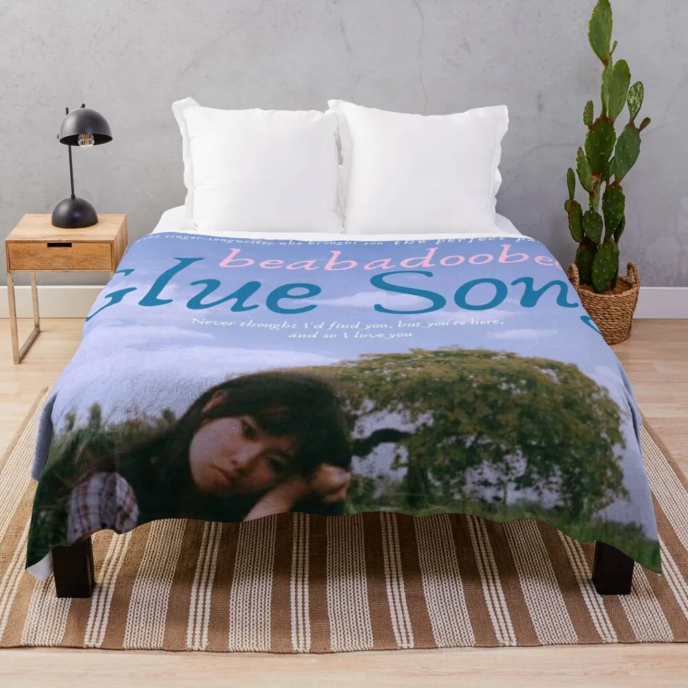 Glue Song beabadoobee Throw Blanket Luxury Brand Sofa Throw Travel Blankets