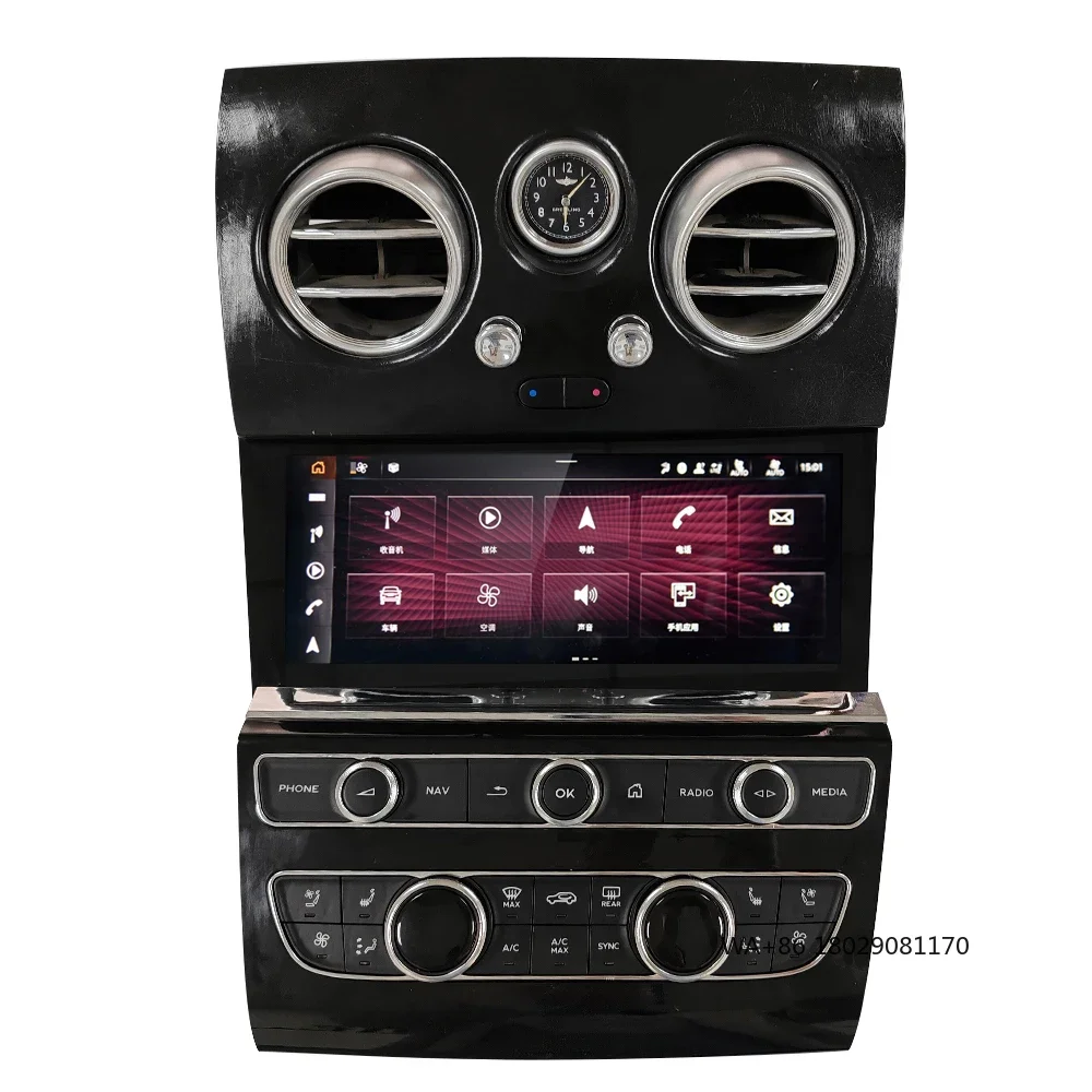 

Newest 10.6 Inch IPS Carplay/4G/BT Octa Core 8GB+128GB Car Android Screen Car DVD Radio Player for Flying Spur 2012-2017