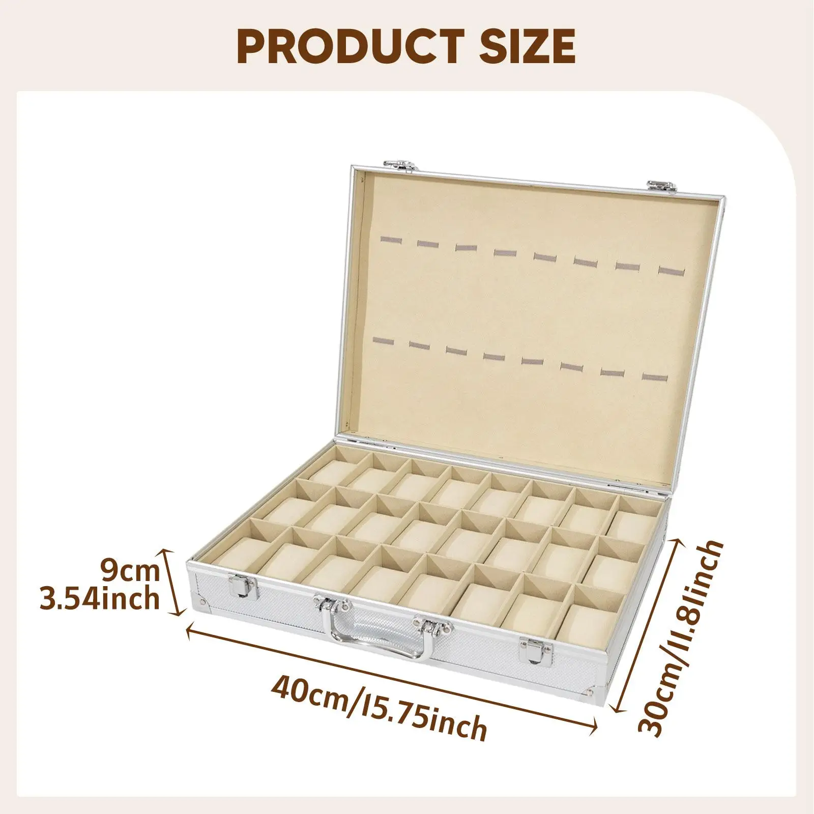 حقيبة حمل للساعة، منظم محمول، حامل مدمج، صندوق ساعة فاخر للرجال، عرض لهواة جمع الزوج والأب