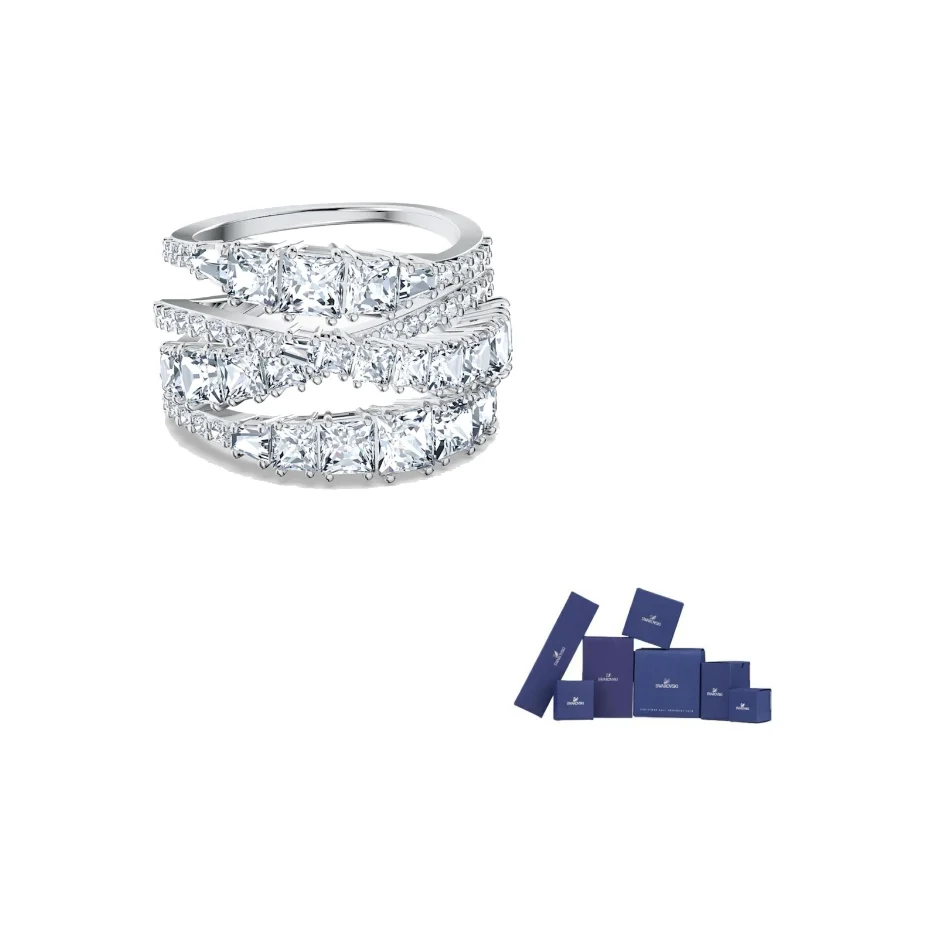 Anillo Swarovski Twist Wrap adornado con cristales 5584656