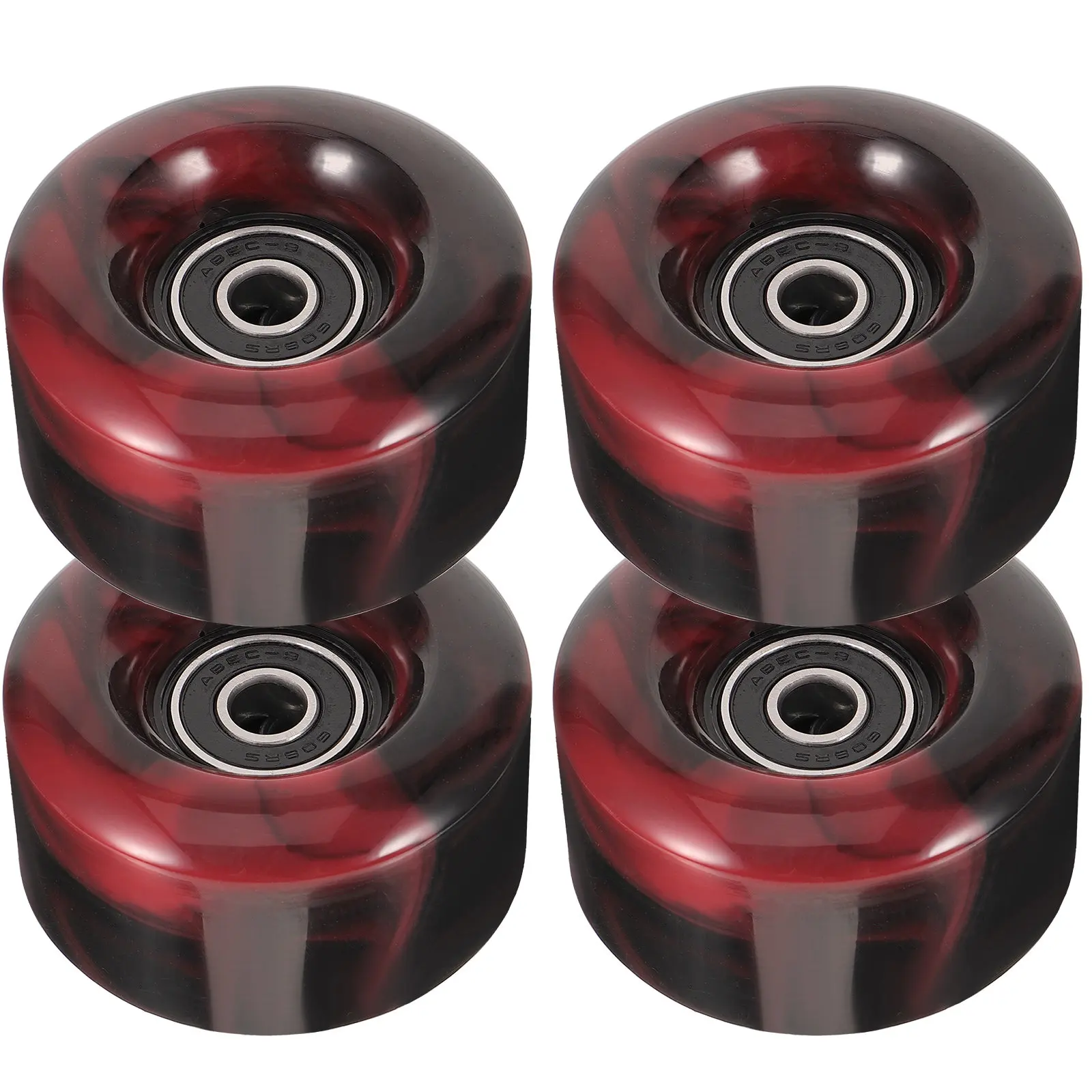 

4Pcs Skateboard Wheel Replacement PU Premium Quality Smooth Fast Rolling Wheel for Street Skateboarding Roller Skates Skateboard