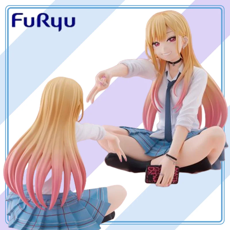 

【100% оригинал】FURYU TENITOL Changing Doll Fall in Love, большая кукла с лапшой быстрого приготовления Kitakawa Himeng, гаражный комплект, подарки, игрушки, модель