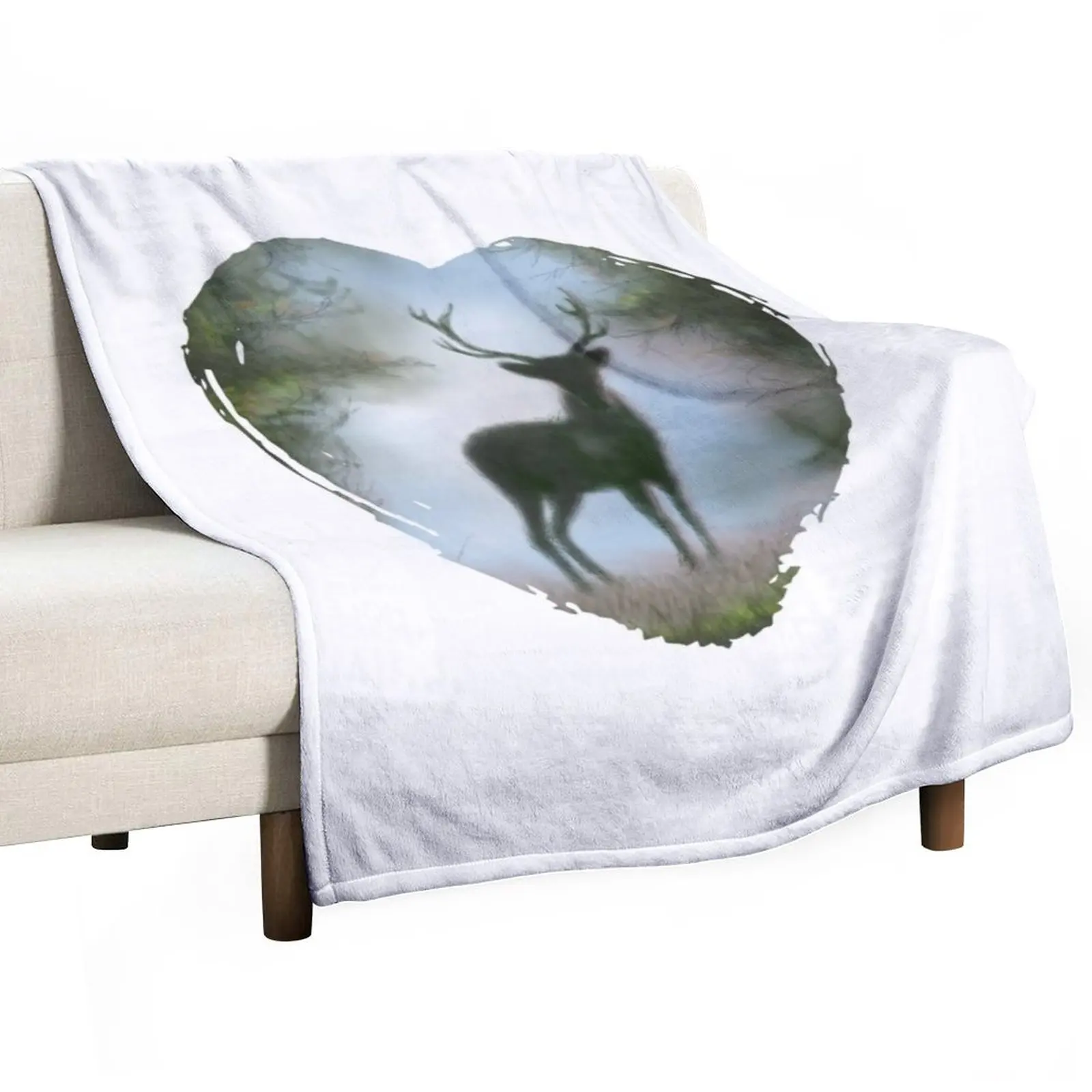 

My Deer HG White Throw Blanket Moving Blanket Blankets For Bed Blanket Fluffy