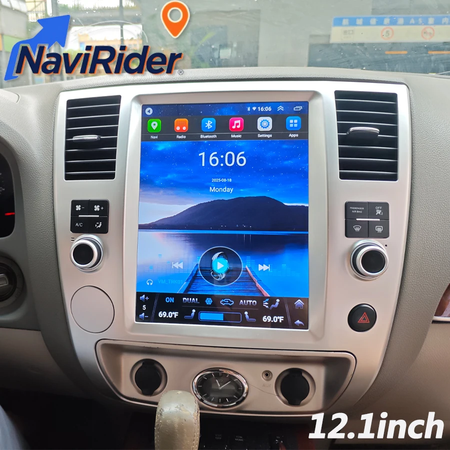 

12,1-дюймовый мультимедийный видеоплеер Android, головное устройство для Infiniti QX80 QX56 для Nissan Armada 2008-2011, стерео автомобильный GPS, авторадио