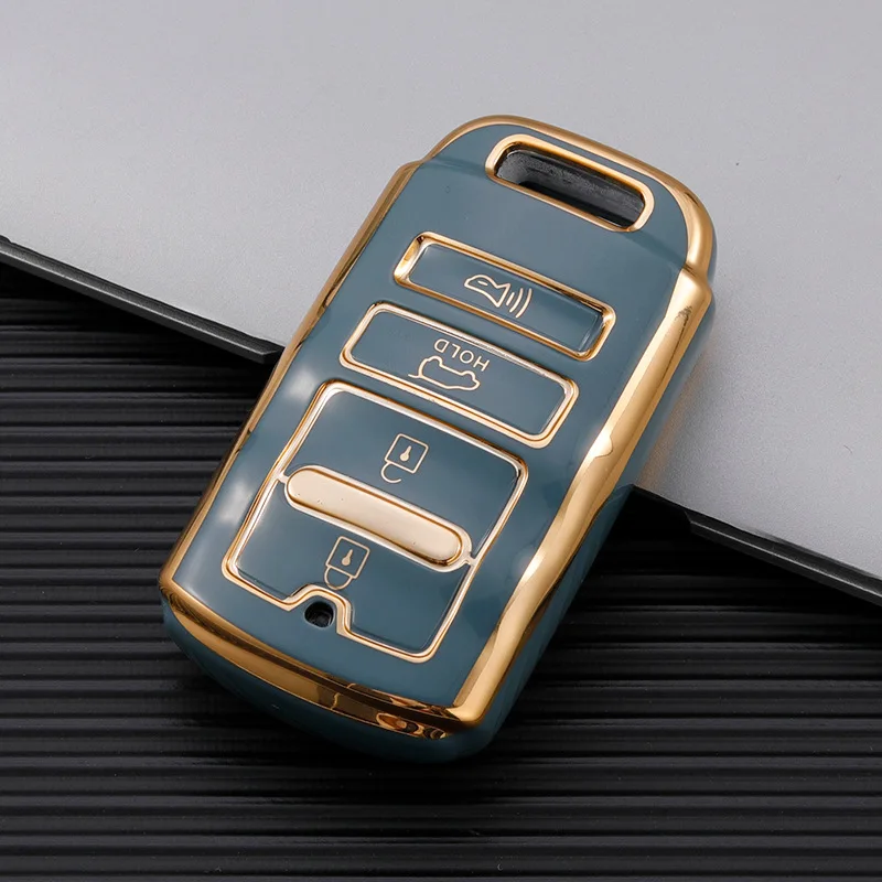 4 Tasten für KIA Cadenza K9 K7 K-04 Sorento K900 und neue K7 TPU Auto Shell Fob Cover Halter Autoschlüsseletui Schlüsselanhänger Schutz – Detail 6