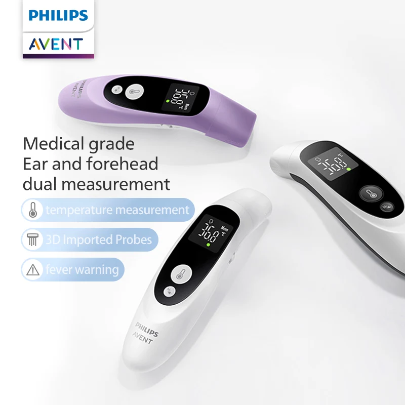 PHILIPS AVENT electron Thermometer Children or Adults measure temperature ear thermometer forehead thermometer two-in-one