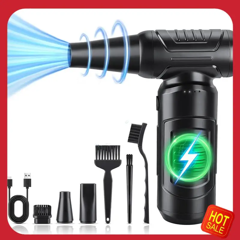 

A08I Compressed Air Duster, 180000RPM High-Speed 3 Gear Electric Air Duster, Cordless Air Blower Portable Jet Dry Blower