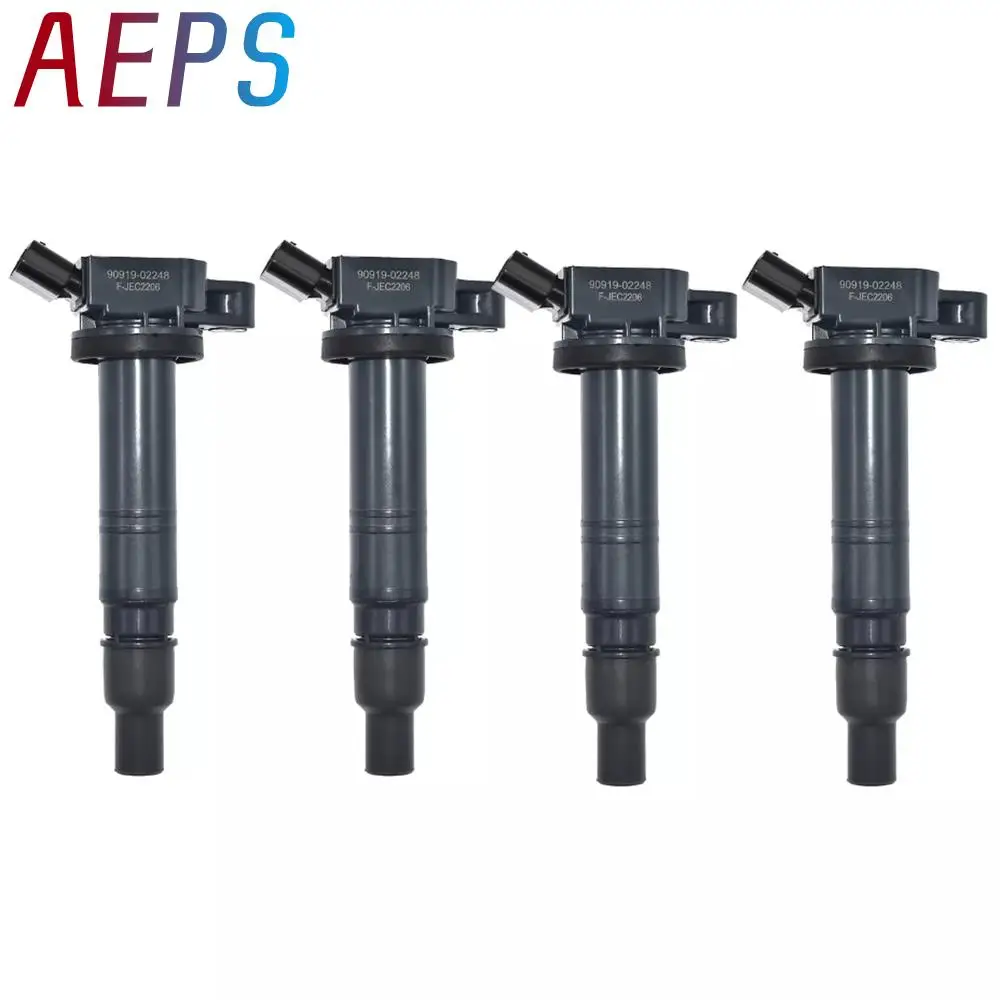 

4Pcs Ignition Coil For Toyota Tacoma Tundra 4Runner FJ Cruiser UF495 90919-02248