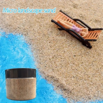 ストーン付きビーチサンドモデル,超微細砂,天然素材,手作り装飾,道路石,100g