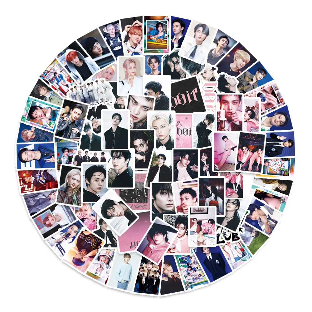 96 Stück Stray Kids Sticker Album DO IT Fotoaufkleber SKZOO Collection Handbücher Handyhüllen Wasserbecher Dekoration Aufkleber