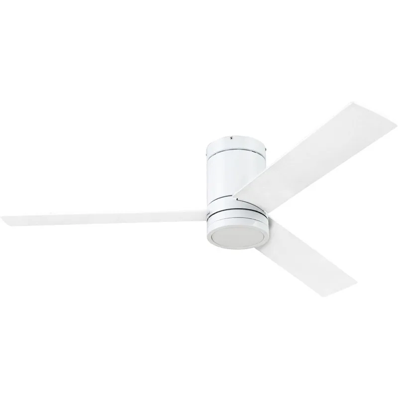 

Prominence Home Espy, 52 Inch Flush Mount Contemporary Indoor LED Ceiling Fan with Light, Remote Control, 3 Modern Dual Finish