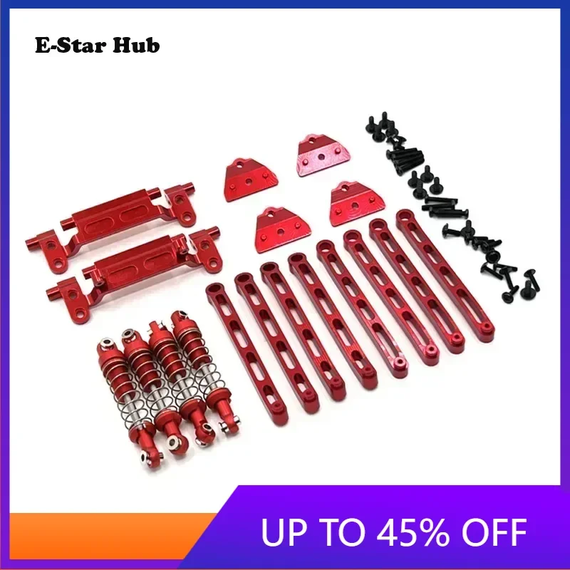 E-Star Hub Mn Model 1/12 MN78 MN168 RC Car Parts Metal Upgrade, Rod, Shock Absorber, Rod Seat, Shock Mount, Suit