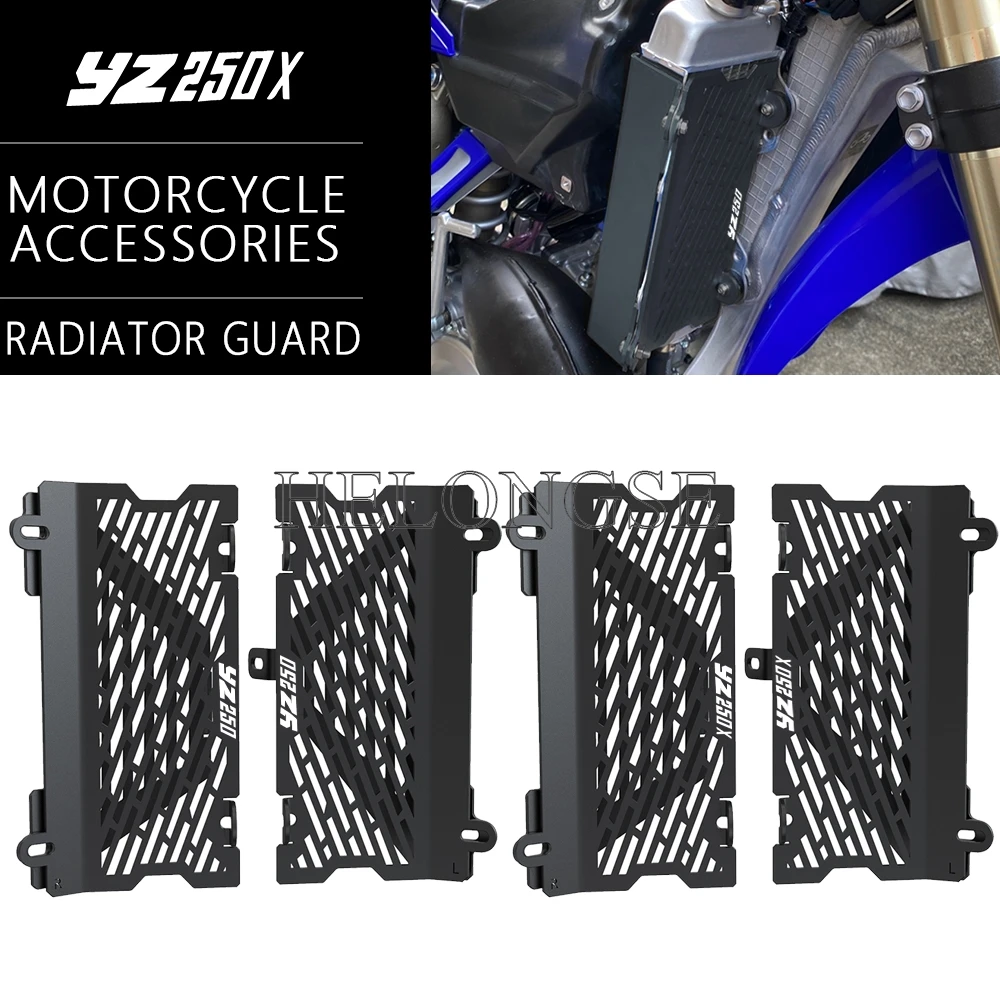 

Motorcycle For Yamaha YZ250 YZ 250 2002-2024 Radiator Guard Cover Gill Protector YZ250X YZ 250X 2016~2020 2021 2022 2023 2024