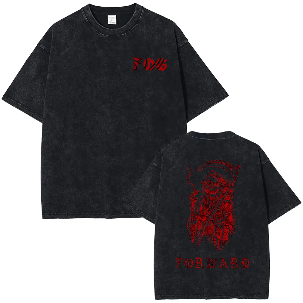 

Washed Forward Observations Group T-shirt Sumemr Men Women Casual Oversized Streetwear Male Vintage Soft Cotton O-collar Tshirt