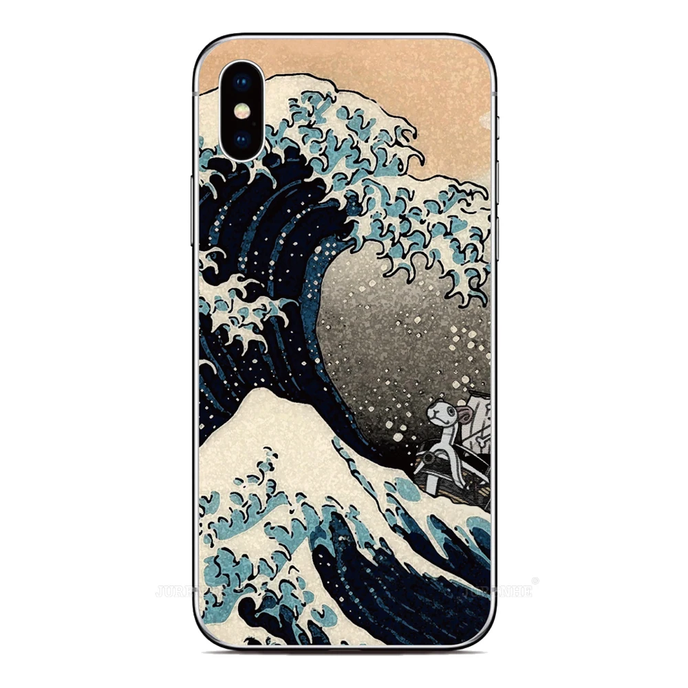 Great Kanagawa Soft Back Cover For Oukitel C36 C35 C33 C32 C31 C23 C25 C22 C21 C19 C18 C17 C16 C15 C13 K6000 K9 Pro Phone Case