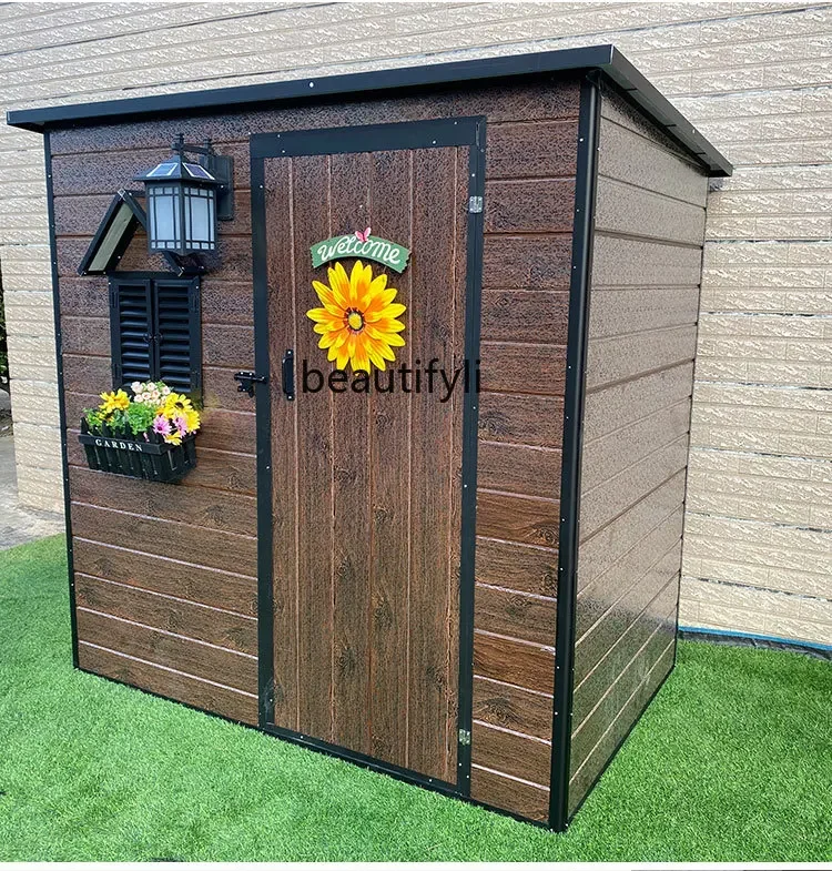 03.Outdoor tool room courtyard utility room outdoor,   mobile villa garden simple room