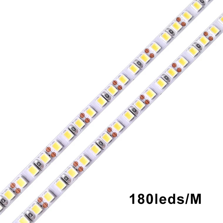 2835 LED Flexible Strip 120LEDs 180LED/m 5mm PCB 12V/24V Cabinet Display Showcase White Warm White Natural White