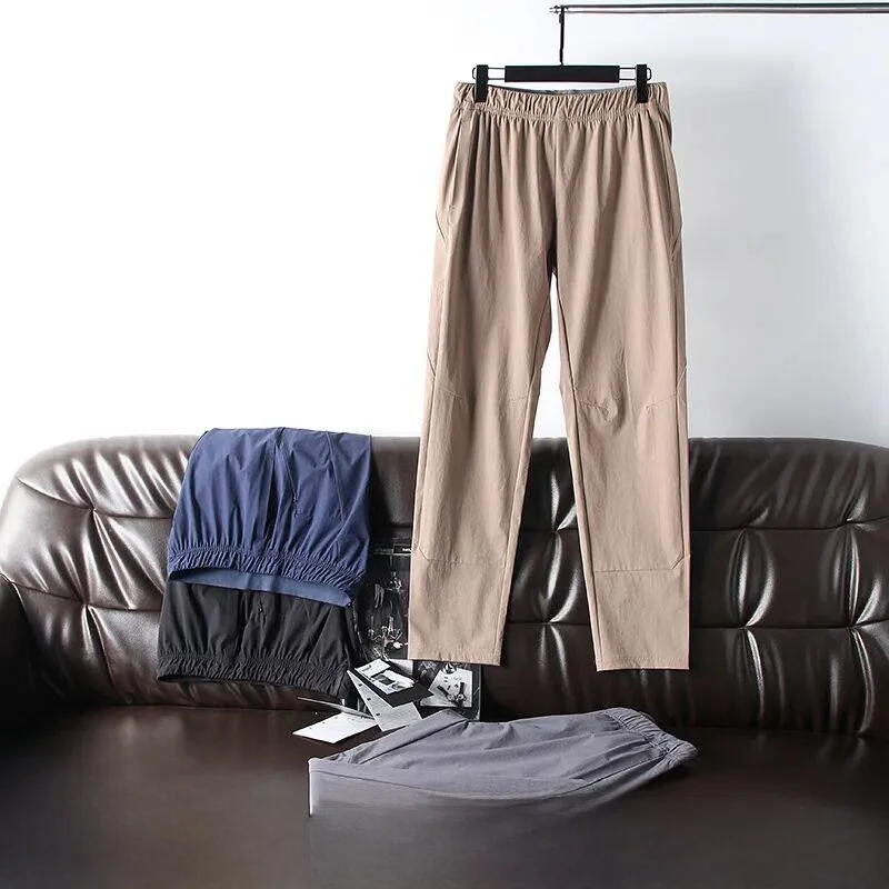 

Men's Outdoor Casual Pants Lightweight Qui Dry Breathable 3D Cutting Waterproof Soft ell Spring Summer Long Trousers