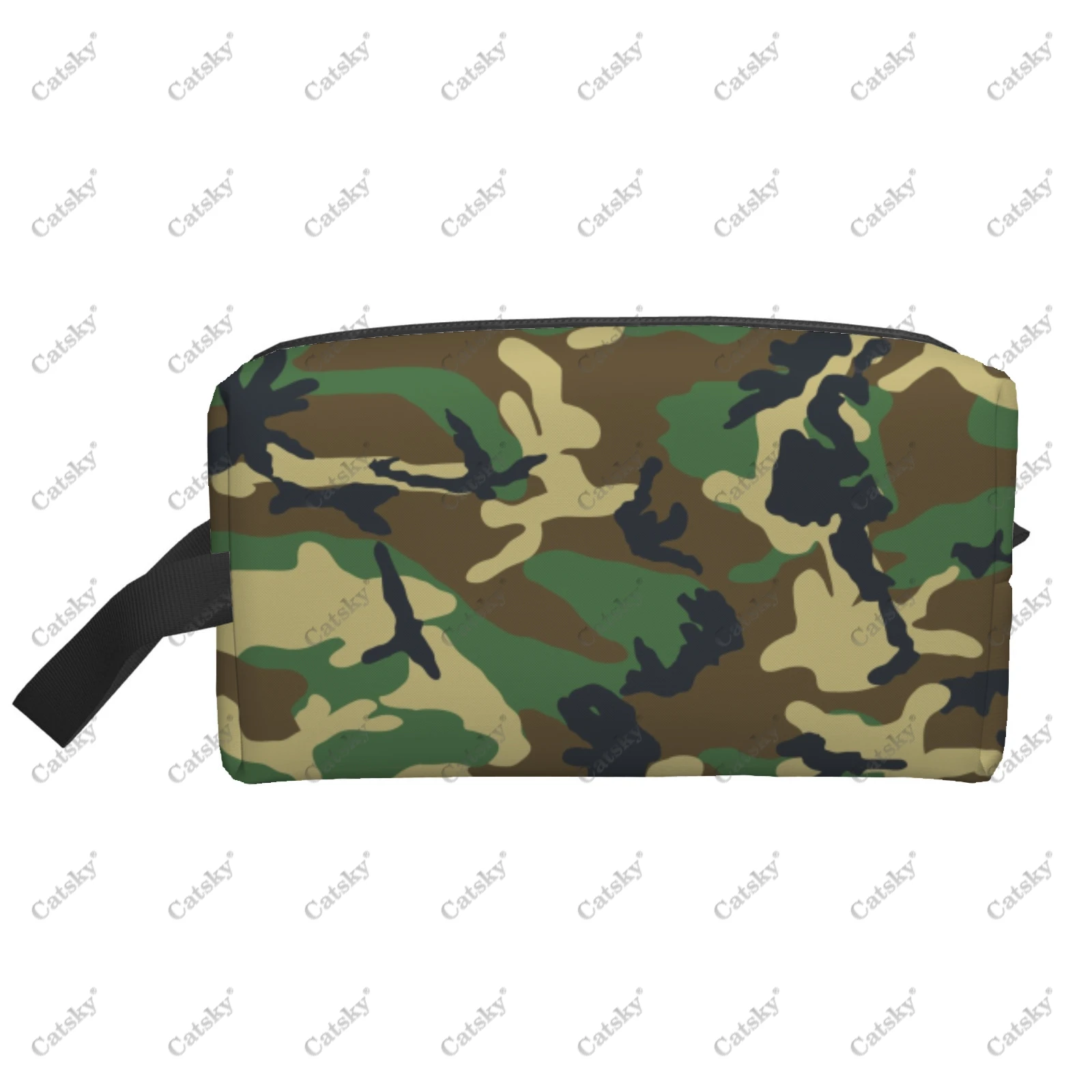 Camouflage irregular pattern Cosmetic bag for women with printed fashionable large-capacity beauty storage toiletry cosmetic bag